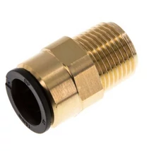 Egyenes Push-in menetes csatlakozó idom 22 mm-es csőhöz 3/4" réz