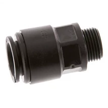 Egyenes Push-in menetes csatlakozó idom 28 mm-es csőhöz 1"