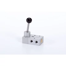 3/2-lever actuated valve with spring return, G 1/8"