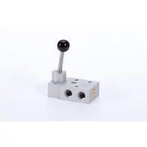 3/2-lever actuated valve with spring return, G 1/4"