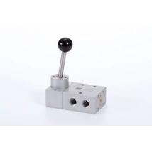 3/2-lever actuated valve with spring return, G 1/4"