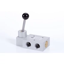 3/2-lever actuated valve with spring return, G 3/4"