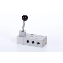 5/2-lever actutated valve with spring return, G 1/4"