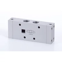 5/3-double pilot valve, centre pressurized, G 1/2"