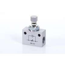 Block form flow regulator | one-way | precision adjustment - G3/8"
