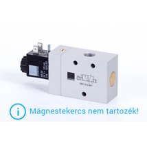3/2-sing. solenoid-valve, n.c., air spring, G 1/4"