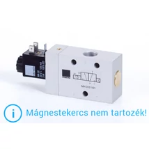 3/2-sing. solenoid-valve, n.c., air spring, G 3/8"