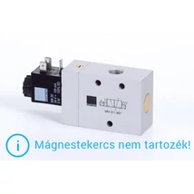 3/2-sing. solenoid-valve, n.c., combined spring, G 1/4"