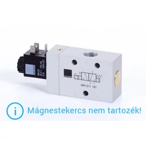 3/2-sing. solenoid-valve, n.c., combined spring, G 3/8"