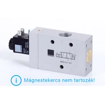 3/2-sing. solenoid-valve, n.o., combined spring, G 1/2"