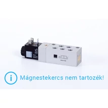 5/2-sing. solenoid-valve, air spring, G 1/8", all ports on top