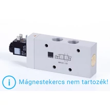 5/2-sing. solenoid-valve, combined spring, G 1/2"
