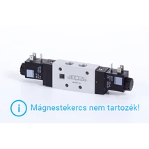 5/3-solenoid-valve, centre closed, G 1/4"