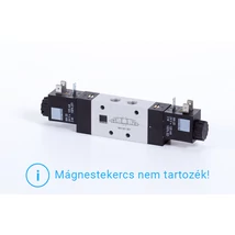 5/3-solenoid-valve, centre exhausted, G 1/8"