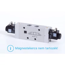 5/3-solenoid-valve, centre exhausted, G 3/8"