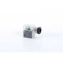 Connector 22mm, Industry B with red LED, VAR, 230V