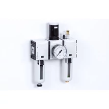 Levegő-előkészítő egység - 8 bar - 5 mikron + Manométer (FS-1)