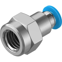 QSF-1/4-12-B Festo dugaszolható (Push-In) egyenes csatlakozó belső menettel