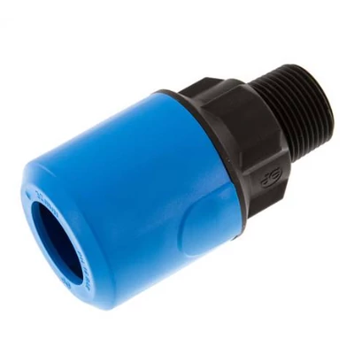 Egyenes Push-in menetes csatlakozó idom 32 mm-es csőhöz 1"