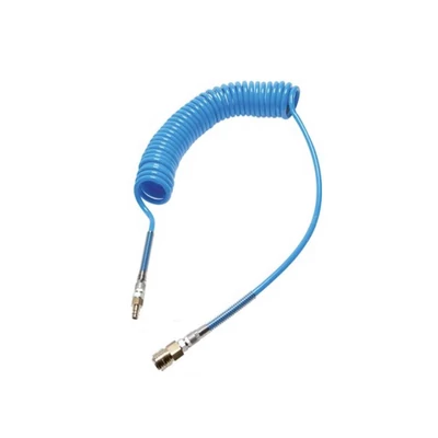 Spiral polyurethan tube, blue- PU SH A104