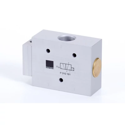 3/2-es pneumatikus vezérlésű szelep, monostabil - G3/4"