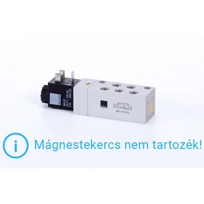 5/2-es elektromos vezérlésű szelep, monostabil - G1/8"