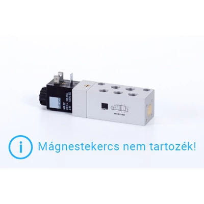5/2-sing. solenoid-valve, air spring, G 1/8", all ports on top