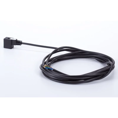 Connector 22mm, Industry B, black with 5000 mm flying leads
