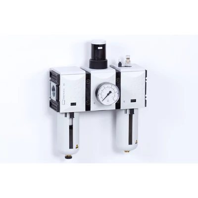 FRL-unit - 8 bar - 5 micron + Pressure gauge (FS-4)
